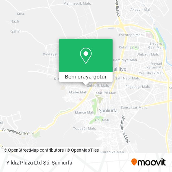 Yıldız Plaza Ltd Şti harita