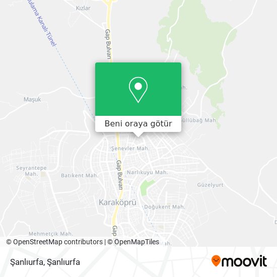Şanlıurfa harita