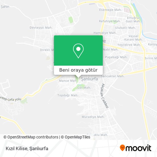Kızıl Kilise harita