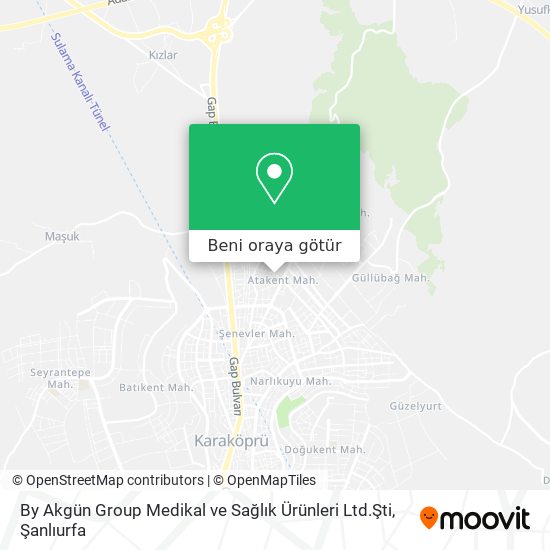 By Akgün Group Medikal ve Sağlık Ürünleri Ltd.Şti harita