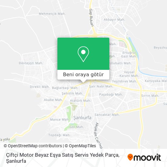 Çiftçi Motor Beyaz Eşya Satış Servis Yedek Parça harita