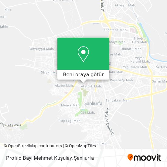 Profilo Bayi Mehmet Kuşulay harita