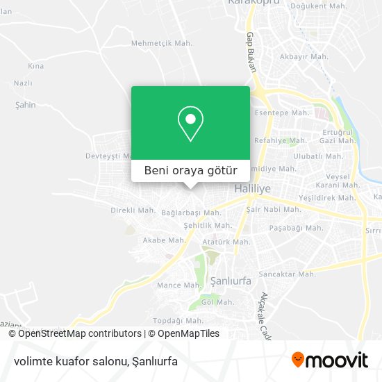volimte kuafor salonu harita