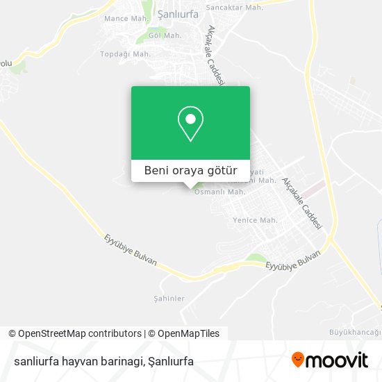 sanliurfa hayvan barinagi harita