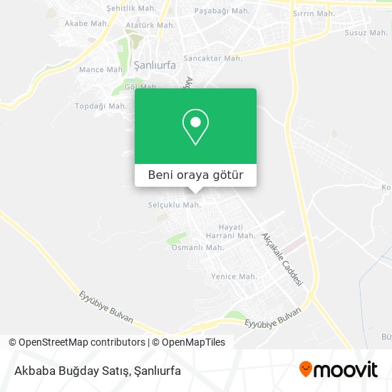 Akbaba Buğday Satış harita