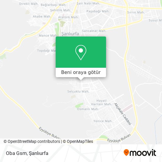 Oba Gsm harita
