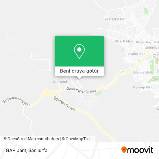 GAP Jant harita