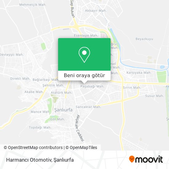 Harmancı Otomotiv harita