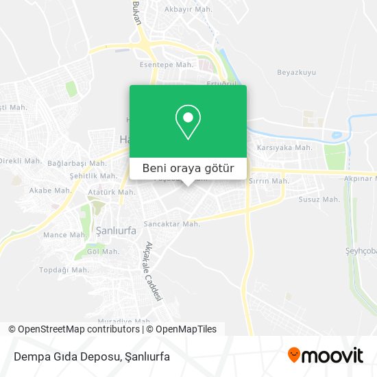 Dempa Gıda Deposu harita