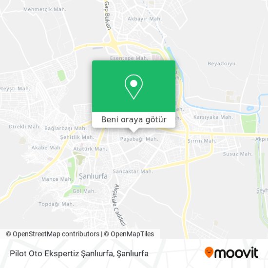 Pilot Oto Ekspertiz Şanlıurfa harita