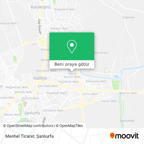 Menhel Ticaret harita