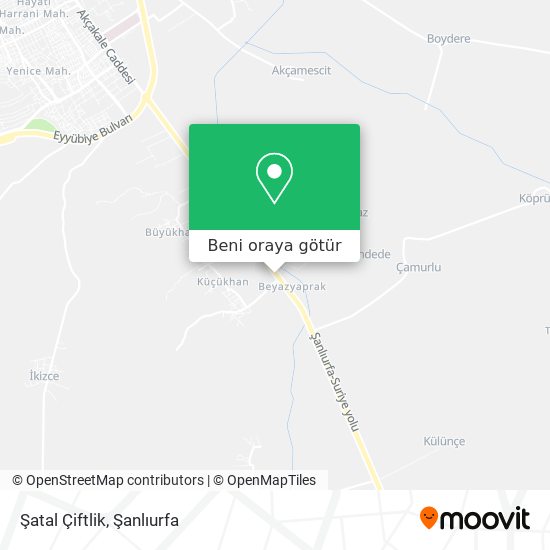 Şatal Çiftlik harita