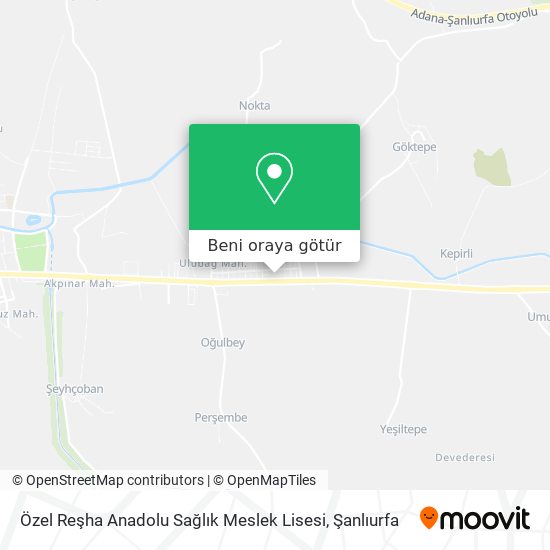 Özel Reşha Anadolu Sağlık Meslek Lisesi harita