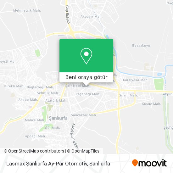 Lasmax Şanlıurfa Ay-Par Otomotiv harita