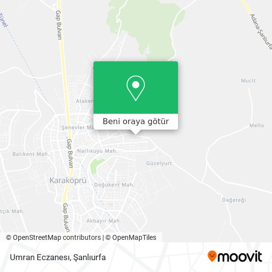 Umran Eczanesı harita