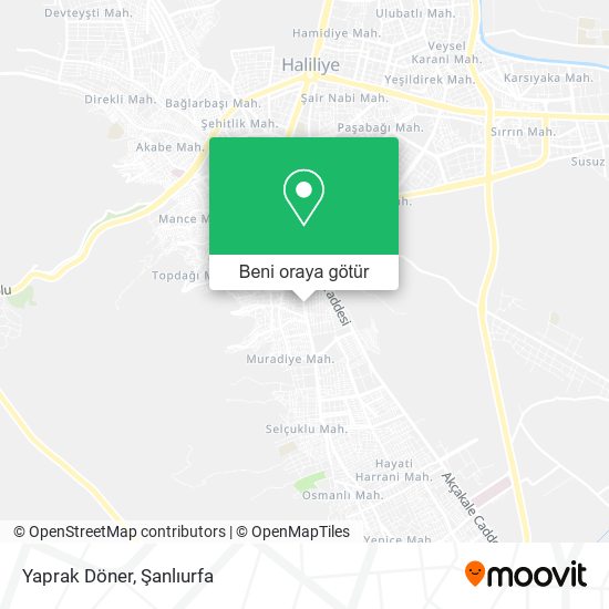 Yaprak Döner harita