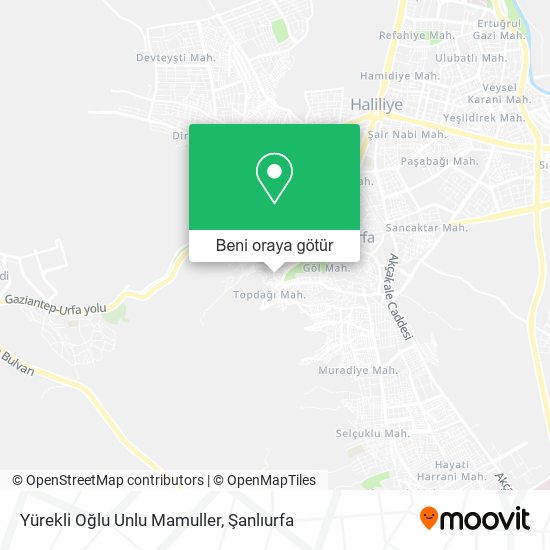 Yürekli Oğlu Unlu Mamuller harita
