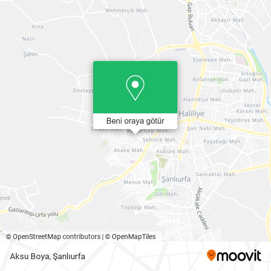 Aksu Boya harita