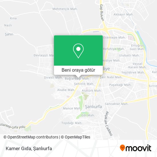 Kamer Gıda harita