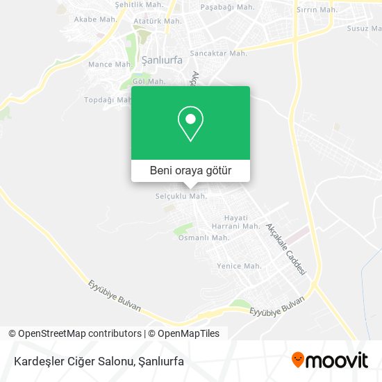 Kardeşler Ciğer Salonu harita