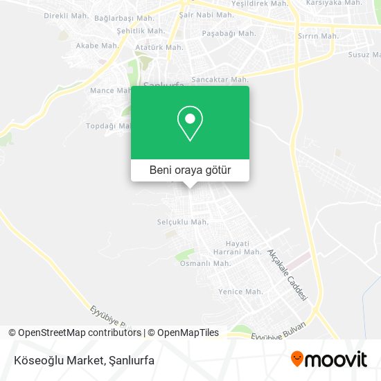 Köseoğlu Market harita