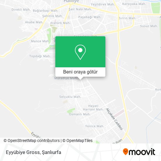 Eyyübiye Gross harita