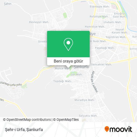 Şehr-i Urfa harita