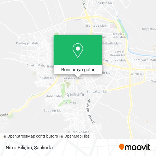 Nitro Bilişim harita