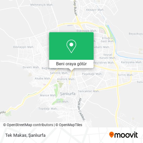 Tek Makas harita