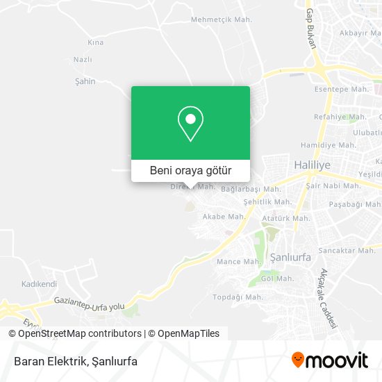 Baran Elektrik harita
