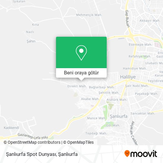 Şanlıurfa Spot Dunyası harita