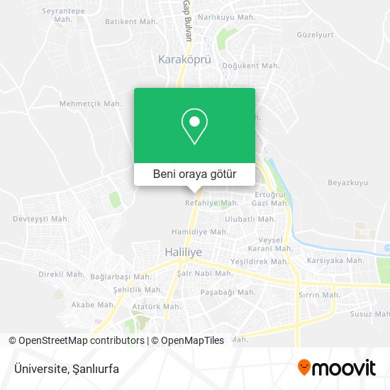 Üniversite harita