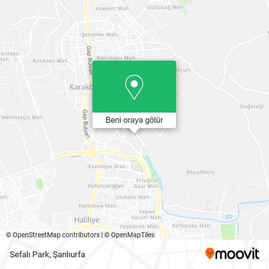 Sefalı Park harita