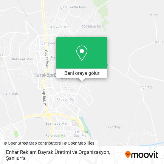Enhar Reklam Bayrak Üretimi ve Organizasyon harita