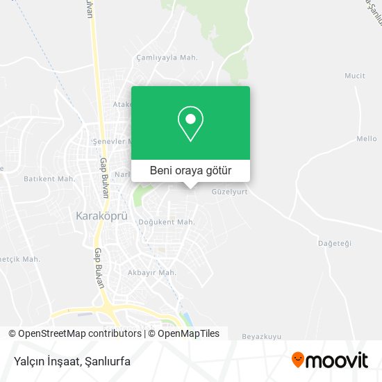 Yalçın İnşaat harita