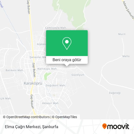 Elma Çağrı Merkezi harita
