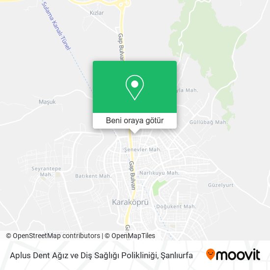 Aplus Dent Ağız ve Diş Sağlığı Polikliniği harita