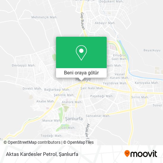 Aktas Kardesler Petrol harita