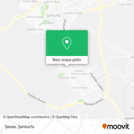 Şelale harita