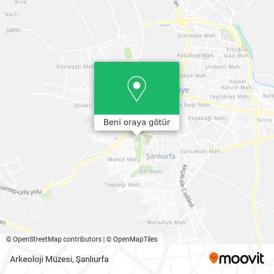 Arkeoloji Müzesi harita
