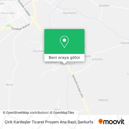 Çirik Kardeşler Ticaret Proyem Ana Bayii harita