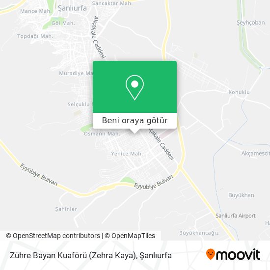 Zühre Bayan Kuaförü (Zehra Kaya) harita