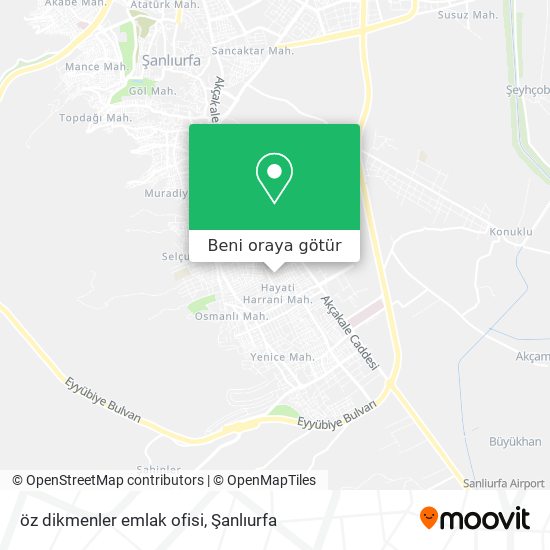 öz dikmenler emlak ofisi harita