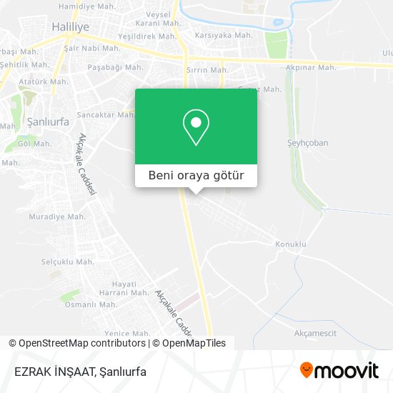 EZRAK İNŞAAT harita