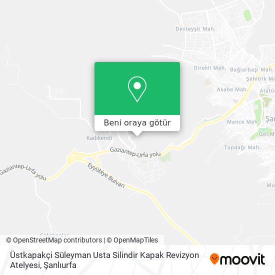 Üstkapakçi Süleyman Usta Silindir Kapak Revizyon Atelyesi harita