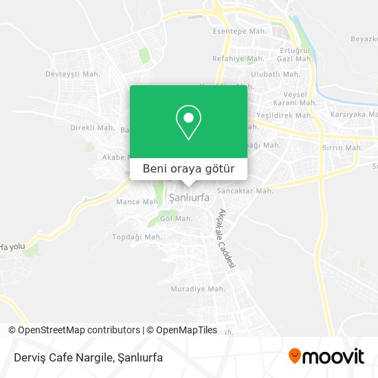 Derviş Cafe Nargile harita
