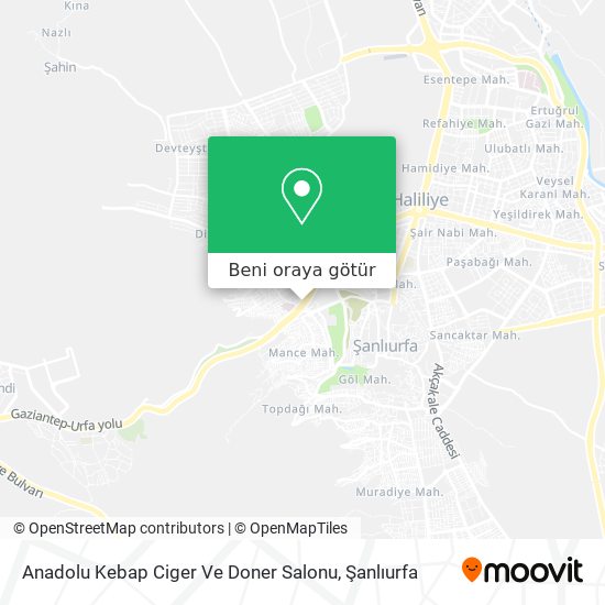 Anadolu Kebap Ciger Ve Doner Salonu harita