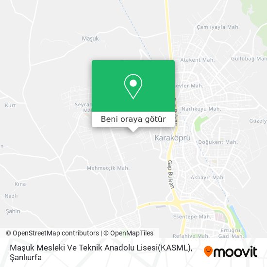 Maşuk Mesleki Ve Teknik Anadolu Lisesi(KASML) harita