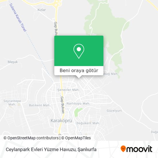 Ceylanpark Evleri Yüzme Havuzu harita