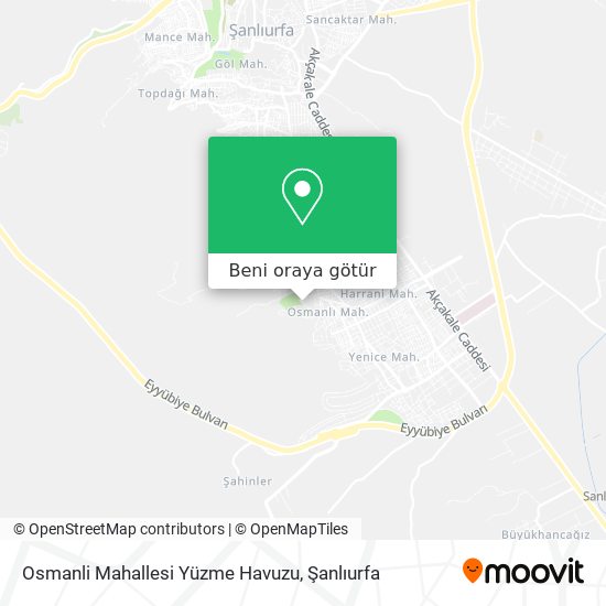 Osmanli Mahallesi Yüzme Havuzu harita